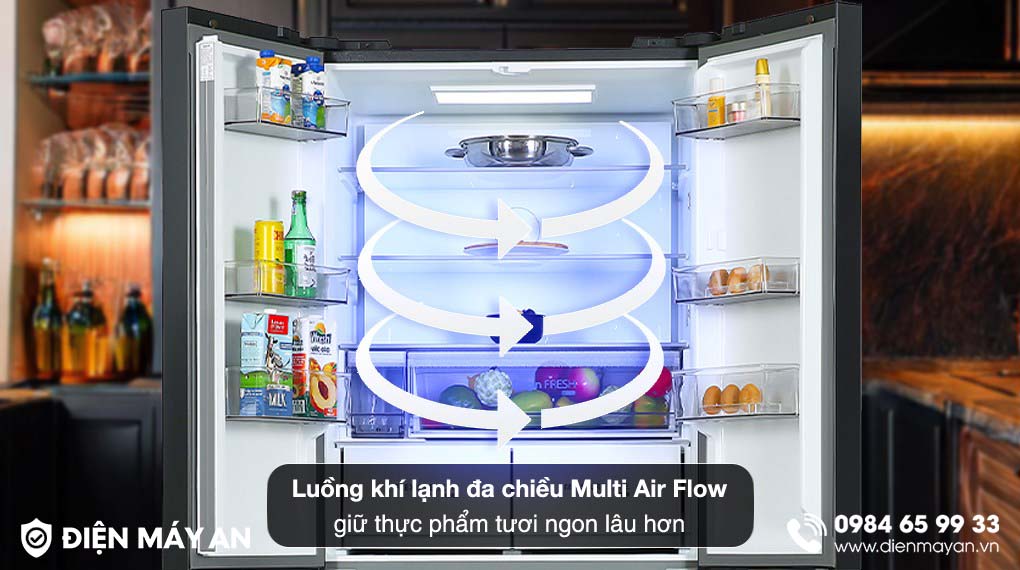 Tủ Lạnh Toshiba Inverter 515 Lít GR-RF665WIA-PGV(22)-XK - công nghệ làm lạnh